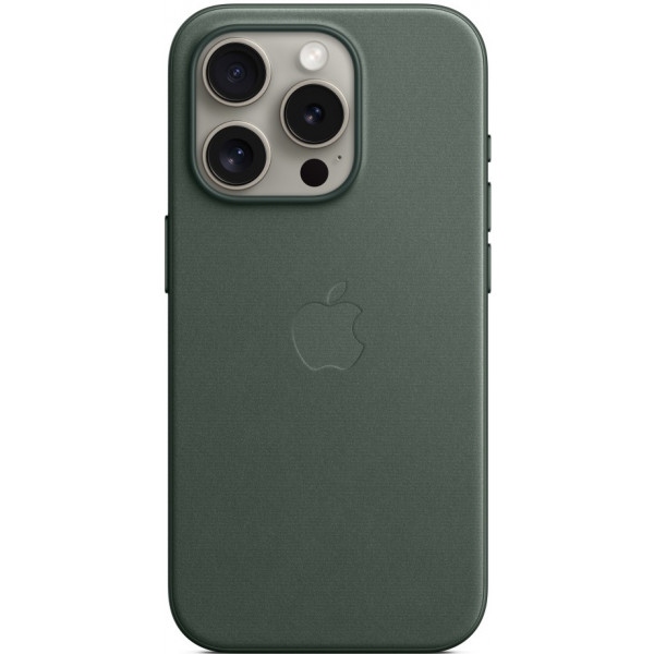 Чохол для смартфону Apple FineWoven Case with MagSafe iPhone 15 Pro Evergreen (MT4U3)