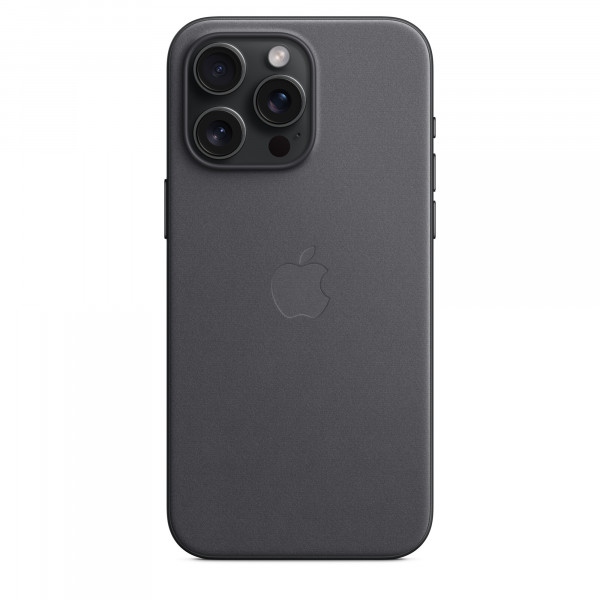 Чохол для смартфону Apple FineWoven Case with MagSafe iPhone 15 Pro Max Black (MT4V3)