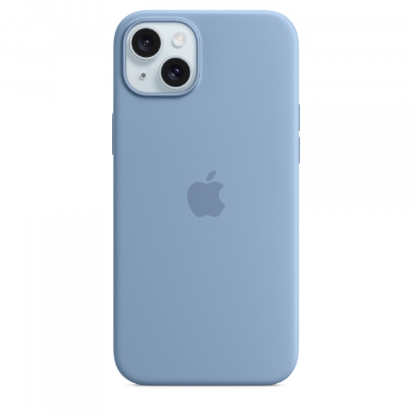 Чохол для смартфону Apple Silicone Case with MagSafe iPhone 15 Plus Winter Blue (MT193)