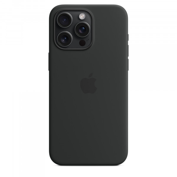 Чохол для смартфону Apple Silicone Case with MagSafe iPhone 15 Pro Max Black (MT1M3)