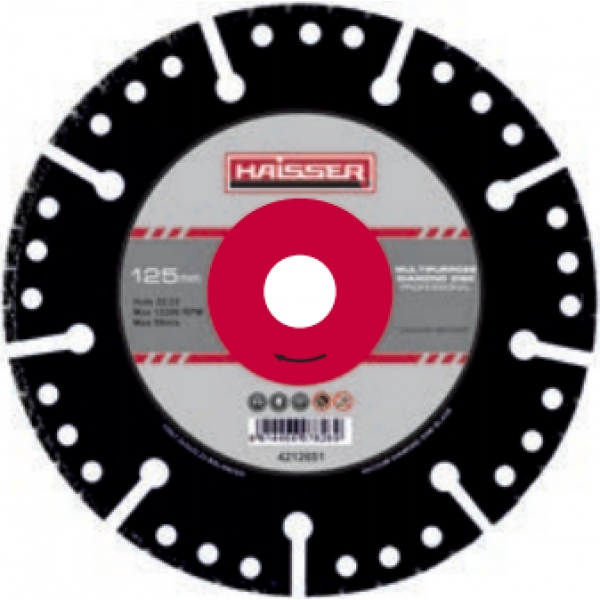 Диск алмазний Haisser Multipurpose Professional 125x1.2x3x22.23 (4212651)