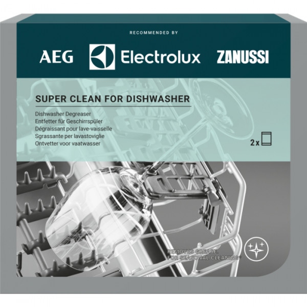 Засіб для чищення посудомийних машин Electrolux M3DCP200, 2 саше x 100 гр