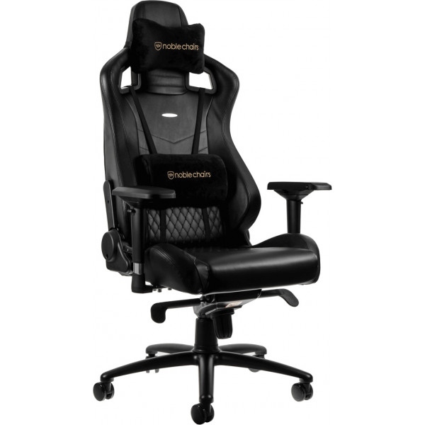 Крісло для геймерів Noblechairs EPIC Real Leather Black