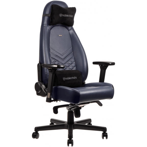 Крісло для геймерів Noblechairs ICON Real Leather Midnight Blue