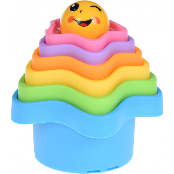 Набір для гри в пісочниці Same Toy Stacking cups 7 шт. (618-10Ut)