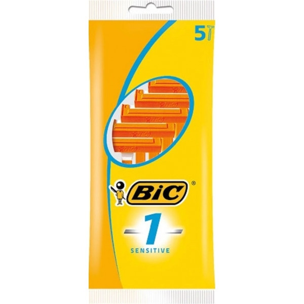 Станок чоловічий одноразовий BIC для чувствительной кожи 5 шт. (3086125705010)