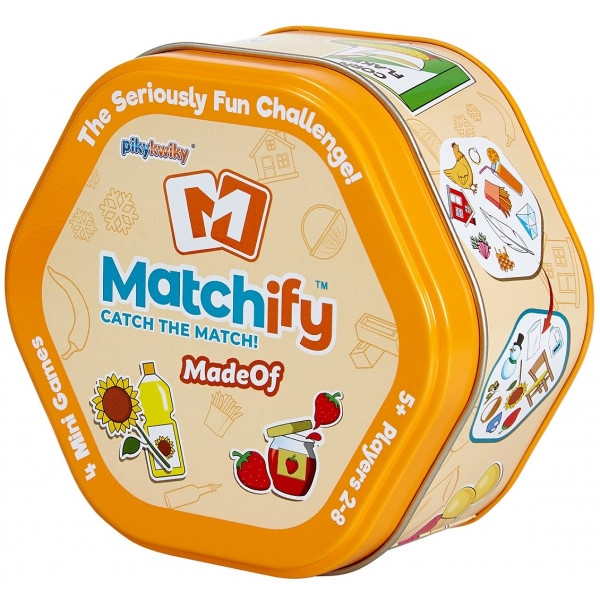 Настільна гра карткова (5-7 років) Super Puper на асоціації «Matchify» MadeOf (Зроблено з) (MATCH9000D)