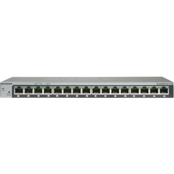 Коммутатор локальної мережі (Switch) Netgear GS116GE