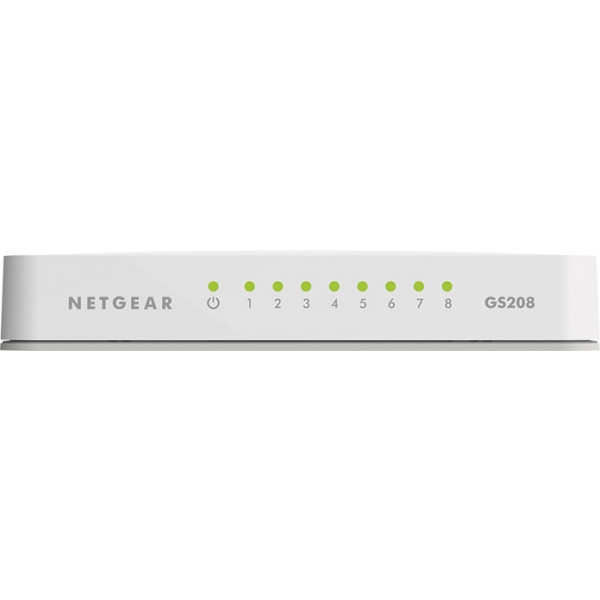 Коммутатор локальної мережі (Switch) Netgear GS208-100PES 8xGE