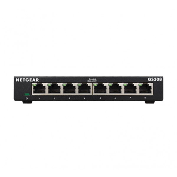 Коммутатор локальної мережі (Switch) Netgear GS308-300PES 8xGE