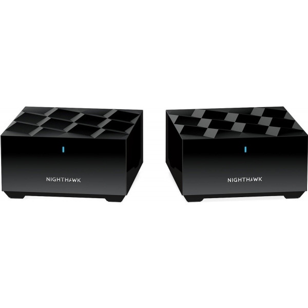 Маршрутизатор інтернет WiFi6 Netgear Nighthawk MK62 AX1800 WiFi 6, MESH, 1xGE LAN, 1xGE WAN 2 шт. (MK62-100PES)