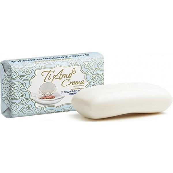 Тверде мило Ti Amo Crema c экстрактом жемчуга 140 г (4820195501054)