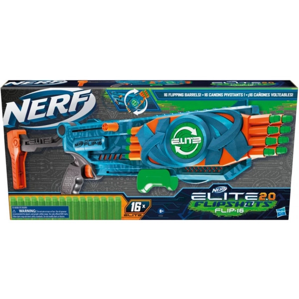 Бластер багатозарядний Hasbro Nerf Elite Еліт Фліпшотс Фліп-16 (F2551)