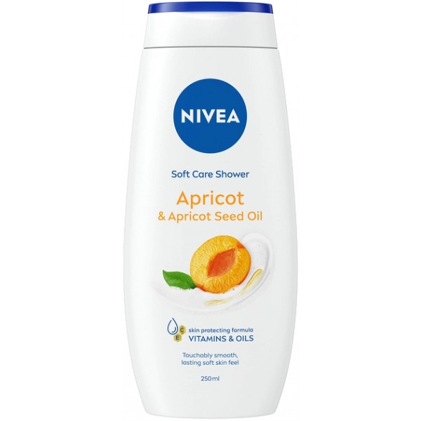 Крем-гель для душу NIVEA Абрикос та олія абрикосових кісточок 250мл
