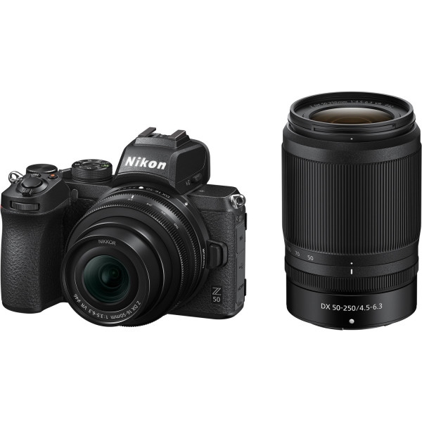 Фотокамера бездзеркальна Nikon Z 50 + 16-50 VR + 50-250 VR (VOA050K002)