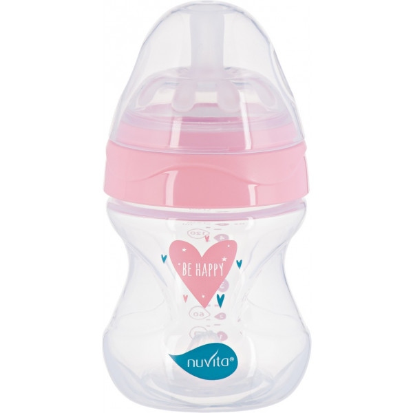 Пляшка для годування Nuvita Антиколікова Mimic Collection 150 мл Pink (NV6011ROSA)