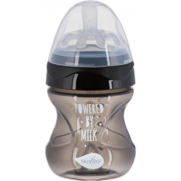 Пляшка для годування Nuvita Антиколікова Mimic Cool 150 мл Black (NV6012BLACK)