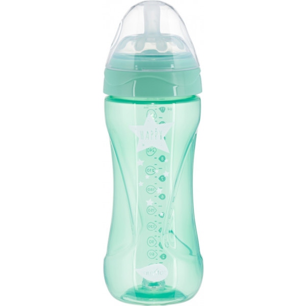 Пляшка для годування Nuvita Антиколікова Mimic Cool 330 мл Green (NV6052GREEN)