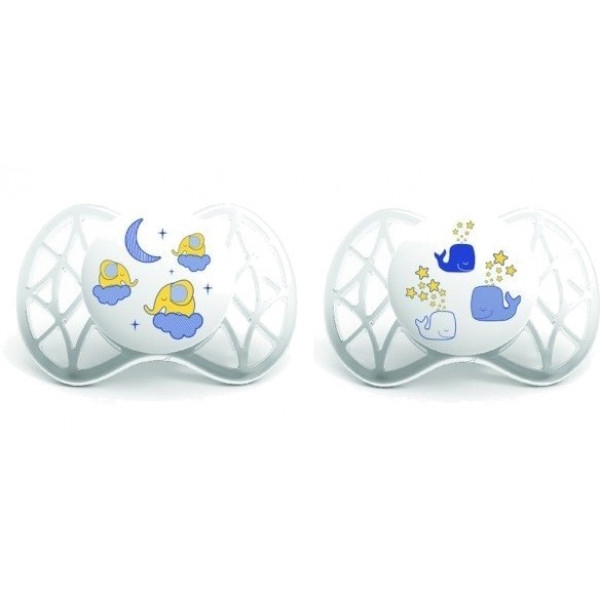Симетрична пустушка Nuvita Air 0м + 2 шт. (NV7063)