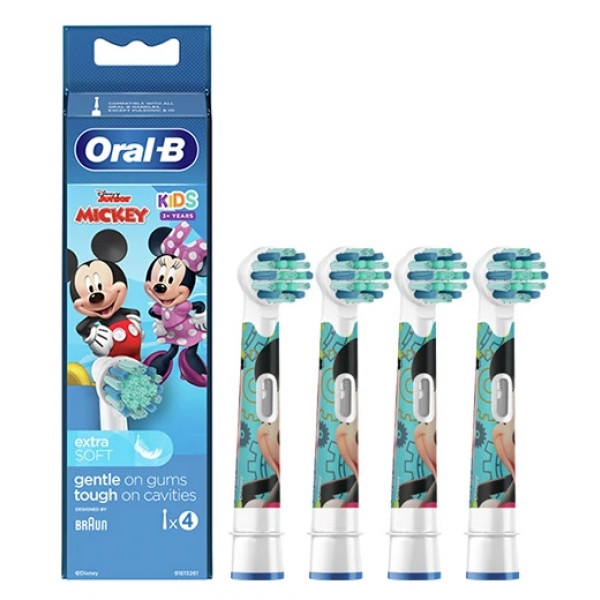 Насадка для зубної щітки Braun Oral-B EB10S Mickey Mouse 4 шт.