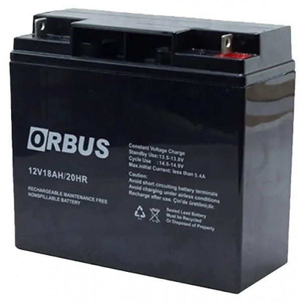 Акумулятор для ДБЖ Orbus 12V 18 Ah (OR12118)