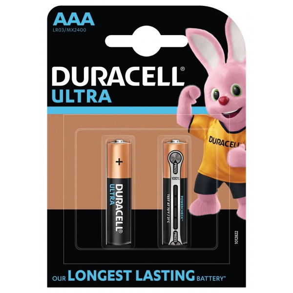 Батарейка тип AAA Duracell MN/MX2400 Ultra (LR-03) 2шт.