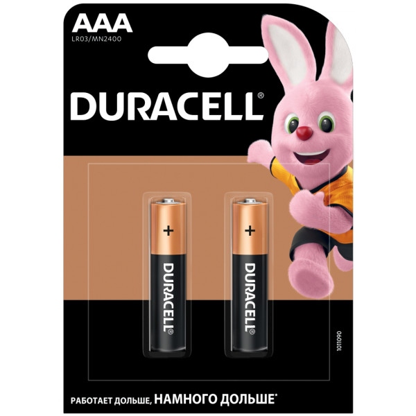 Батарейка тип AAA Duracell MN-2400 (LR-03) 2шт.