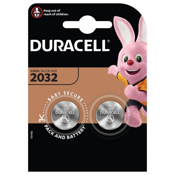 Батарейка тип CR2032 Duracell DL2032 DSN 2шт.