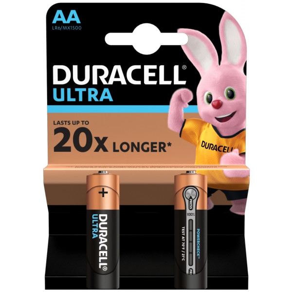 Батарейка тип AA Duracell MN/MX1500 Ultra (LR-06) 2шт.
