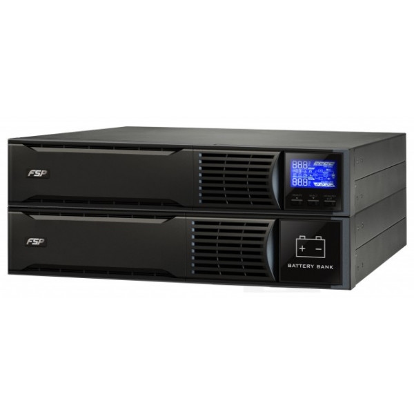 Джерело безперебійного живлення FSP Champ 2 kVA, RM, IEC CH-1102RS 2000VA/1800W,Online (PPF18A1403)