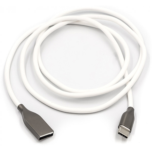 Переходнік USB-C - USB PowerPlant USB-USB Type-C 2m White (CA910748)