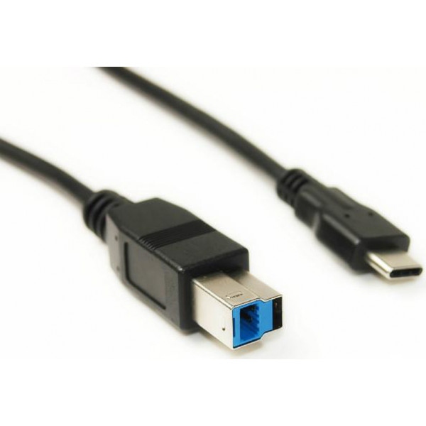 Переходнік USB-C - USB PowerPlant USB3.0 Type-C (M)-USB BM 1.5m Black (KD00AS1275)