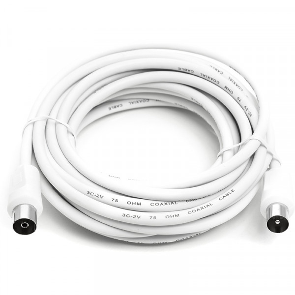 Кабель-подовжувач для антен PowerPlant AV 3 m White (CA911943)