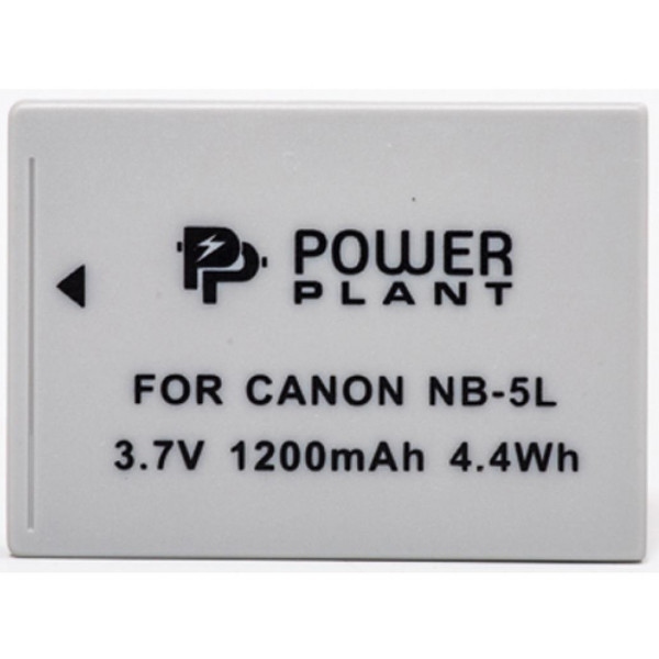 Акумулятор для фотокамери PowerPlant Canon NB-5L 1200mAh (DV00DV1160)