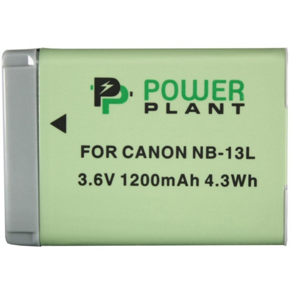 Акумулятор для фотокамери PowerPlant Canon NB-13L 1200mAh (DV00DV1403)