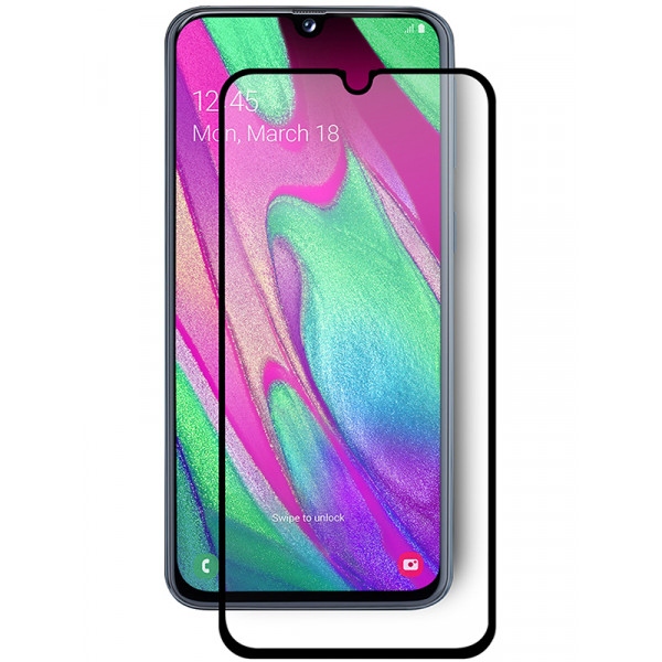 Захисне скло для смартфону PowerPlant Full Screen for Samsung Galaxy A40 Black (GL606863)