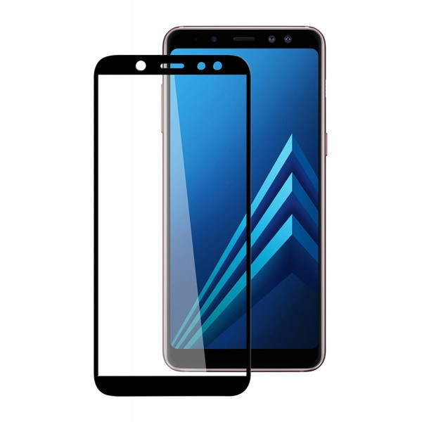 Захисне скло для смартфону PowerPlant Full Screen for Samsung Galaxy A6 Black (GL605316)