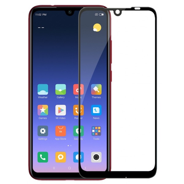Захисне скло для смартфону PowerPlant Full screen for Xiaomi Redmi Note 7 Pro Black