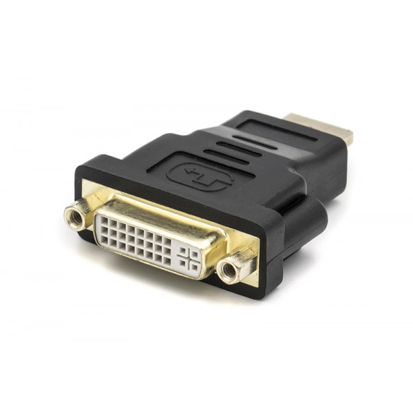 Перехідник HDMI PowerPlant HDMI M - DVI F (A-HDMI-DVI-2) Black (CA910977)