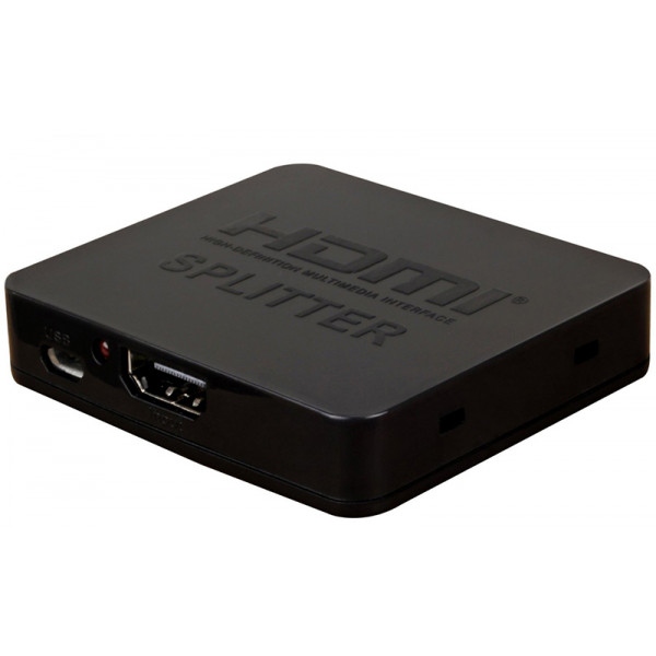 Перехідник HDMI PowerPlant HDMI - 2xHDMI Black (CA911462)
