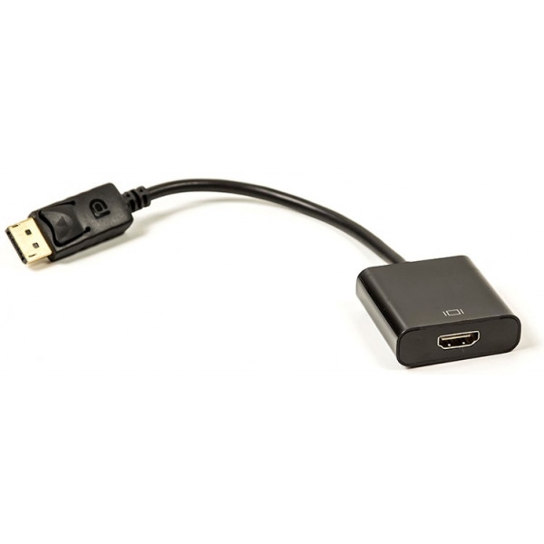 Перехідник HDMI PowerPlant HDMI - DisplayPort 0.15m Black (CA910830)