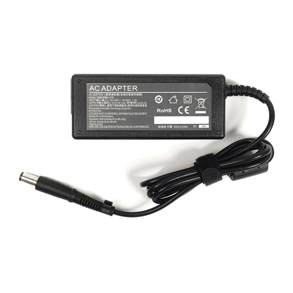 Зарядний пристрій для ноутбука PowerPlant HP 220V 18.5V 65W 3.5A (HP65E7450)