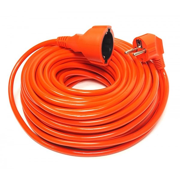 Подовжувач 220В PowerPlant JY-3024/25 (PPCA10M250S1) 1 розетка 25m Orange
