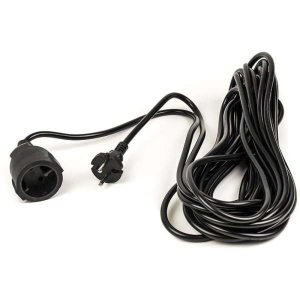 Подовжувач 220В PowerPlant JY-3021/10 (PPEA08M100S1) 1 розетка 10m Black