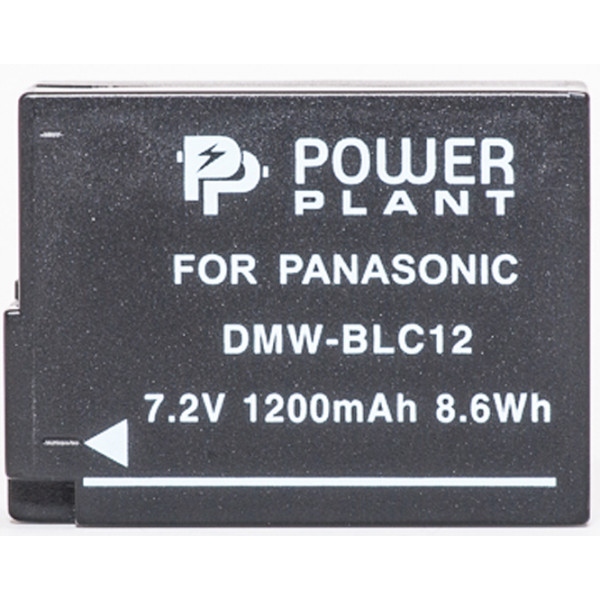 Акумулятор для фотокамери PowerPlant Panasonic DMW-BLC12, DMW-GH2 1200mAh (DV00DV1297)