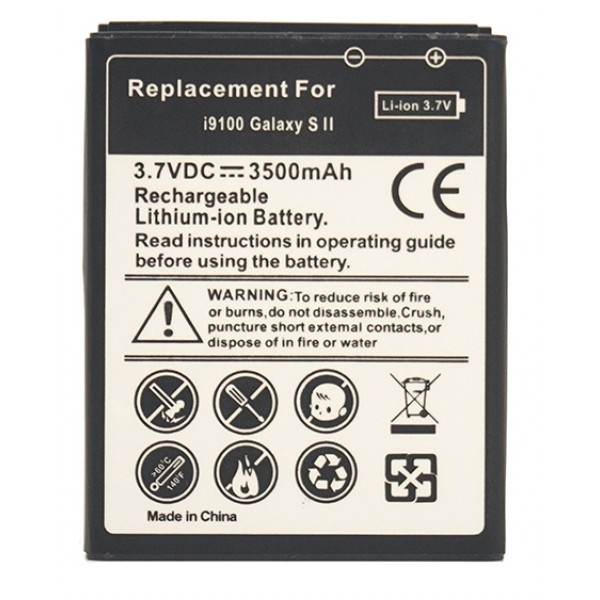 Акумулятор для мобільного телефону PowerPlant Samsung I9100 (EB-F1A2G) 3500mAh (DV00DV6074)
