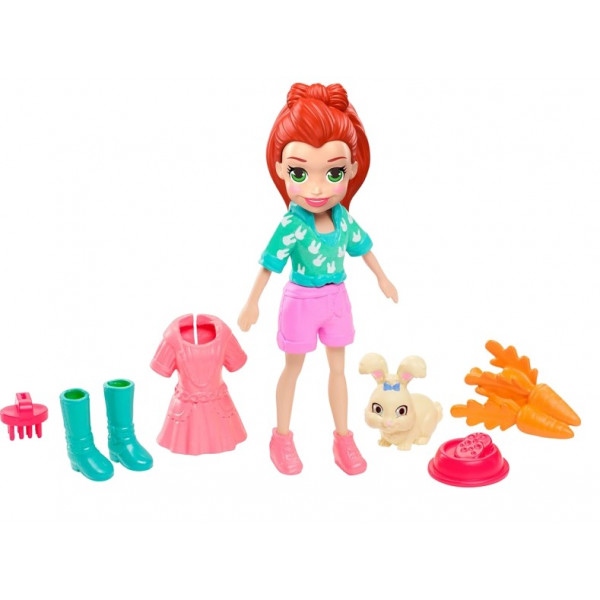 Міні-лялька набір Polly Pocket Ліла з улюбленцем (GDM11)