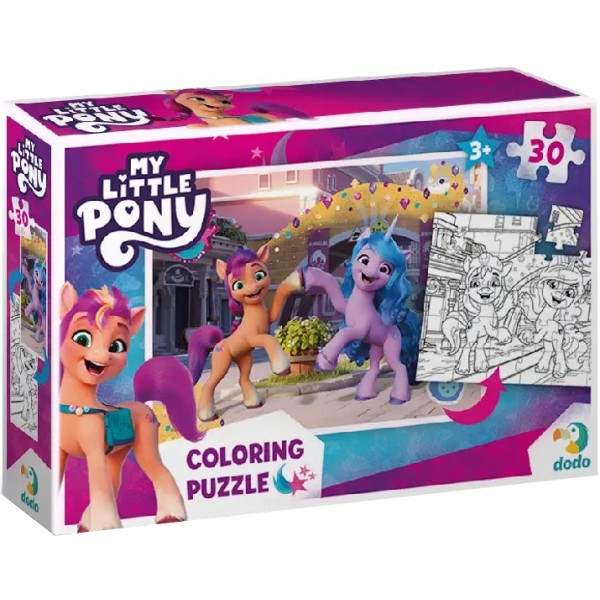 Пазли картонні (3-4 роки) Dodo 2 в 1 My Little Pony, 30 ел. (200134)