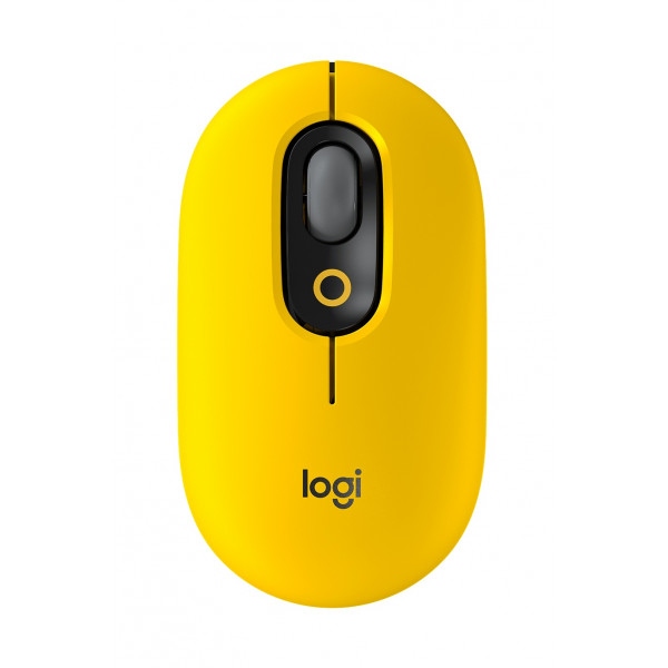 Миша бездротова Logitech POP Mouse with emoji Blast Yellow (910-006546)