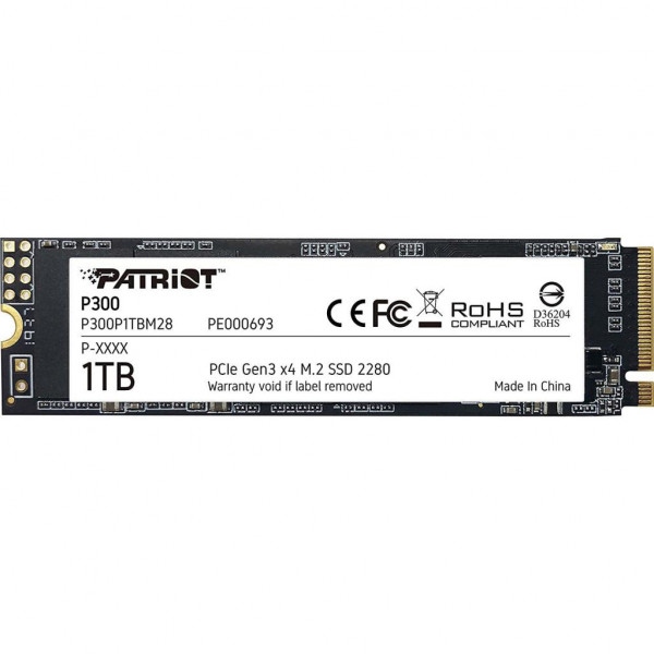 SSD-накопичувач внутрішній Patriot M.2 2280 1TB P300 (P300P1TBM28)